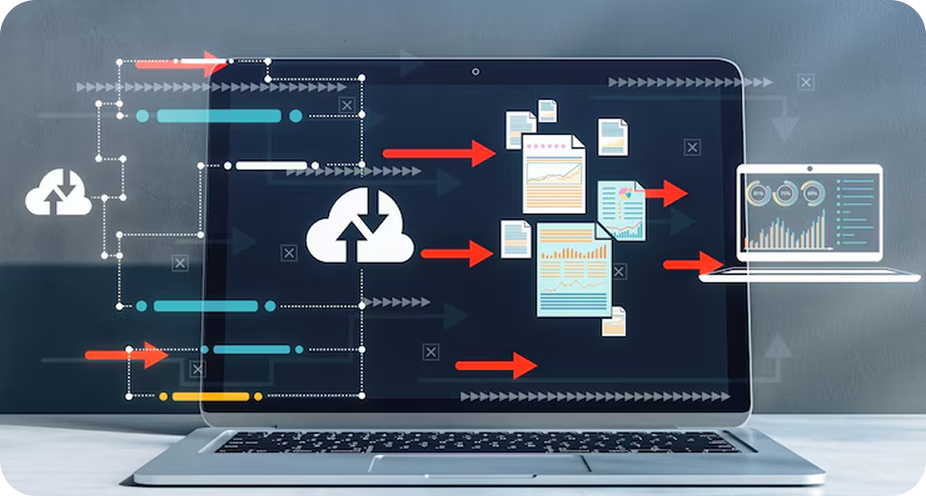 image represents laptop cloud